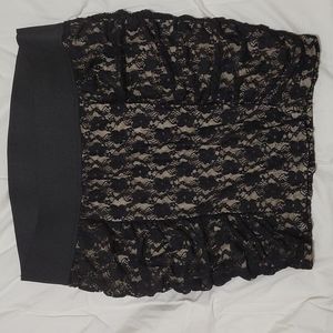 Torrid lace mini skirt